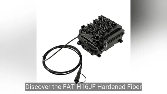 Caixa terminal de distribuição de fibra óptica de PC preto ABS 1X8