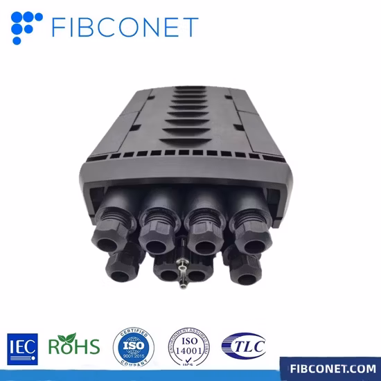 Caixa terminal do cerco da fibra ótica do fechamento da tala da fibra ótica da caixa comum do cabo da fibra do núcleo de FTTH 288